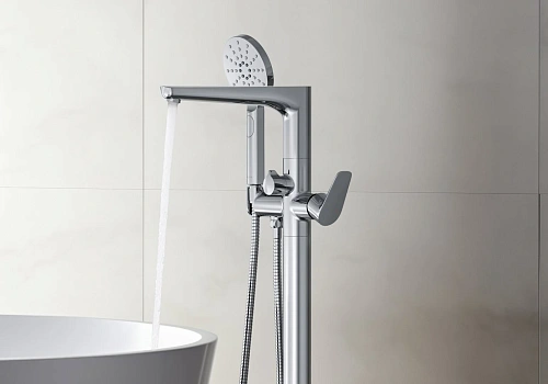 Смеситель для ванны Aquatek БЕТТА AQ1145CR Хром, напольный Смеситель для ванны Aquatek БЕТТА AQ1145CR Хром, напольный