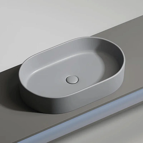 Раковина Ceramica Nova ELEMENT CN6048MH Антрацит матовый накладная Раковина Ceramica Nova ELEMENT CN6048MH Антрацит матовый накладная