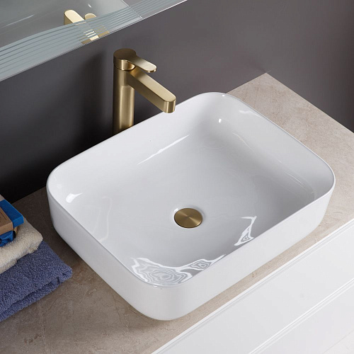 Раковина BelBagno BB1304 500x390 белый Раковина BelBagno BB1304 500x390 белый