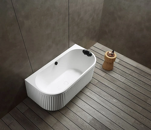 Ванна из искусственного камня ABBER AM9916 170x80 универсальная, белая матовая, композитный камень Rock Ванна из искусственного камня ABBER AM9916 170x80 универсальная, белая матовая, композитный камень Rock