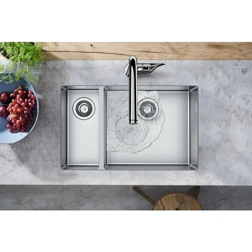 Кухонная мойка hansgrohe C71-F655-09, сталь 43206800 со смесителем Кухонная мойка hansgrohe C71-F655-09, сталь 43206800 со смесителем