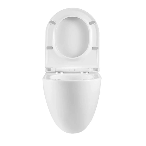 Унитаз подвесной Vincea Bien VT1-51T безободковый, цвет белый, ультратонкое soft-close сиденье Унитаз подвесной Vincea Bien VT1-51T безободковый, цвет белый, ультратонкое soft-close сиденье