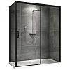 Душевой уголок ABBER Komfort AG93170B-S92B 170x90 см универсальный, профиль черный, стекло прозрачное Душевой уголок ABBER Komfort AG93170B-S92B 170x90 см универсальный, профиль черный, стекло прозрачное