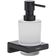 Дозатор жидкого мыла Hansgrohe AddStoris 41745670 матовый черный Дозатор жидкого мыла Hansgrohe AddStoris 41745670 матовый черный