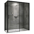 Душевой уголок ABBER Komfort AG93170B-S92B 170x90 см универсальный, профиль черный, стекло прозрачное Душевой уголок ABBER Komfort AG93170B-S92B 170x90 см универсальный, профиль черный, стекло прозрачное