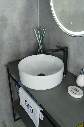 Раковина Gid N9425 51144 накладная белая 40x40x15 Раковина Gid N9425 51144 накладная белая 40x40x15