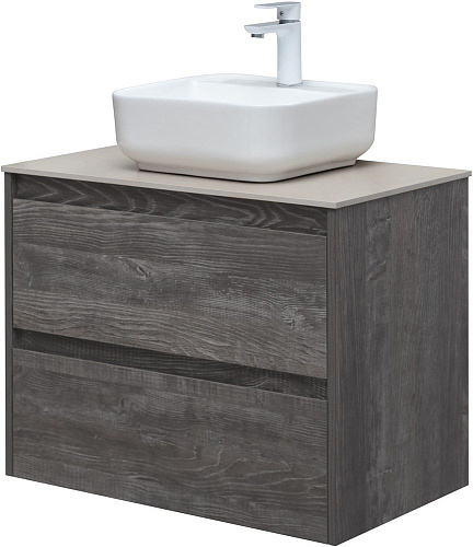 Тумба под раковину Aquanet Nova Lite 75 дуб серый (2 ящика) 00287890 Тумба под раковину Aquanet Nova Lite 75 дуб серый (2 ящика) 00287890