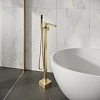 Смеситель для ванны GROSSMAN Falcon 530.K35.08.320 напольный золото сатиновый Смеситель для ванны GROSSMAN Falcon 530.K35.08.320 напольный золото сатиновый