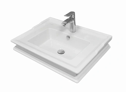 Раковина SANITA LUXE AMPIR 65 WB.FN/Ampir/65-N/WHT.G/S1 Раковина SANITA LUXE AMPIR 65 WB.FN/Ampir/65-N/WHT.G/S1