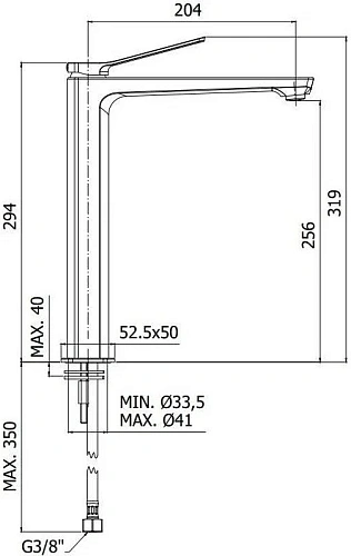 Смеситель для раковины Paffoni Tilt TI081NO Смеситель для раковины Paffoni Tilt TI081NO