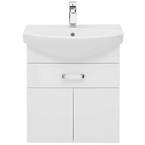 Комплект мебели Aquanet Ирис 60 белый (1 ящик, 2 дверцы) 00198812 Комплект мебели Aquanet Ирис 60 белый (1 ящик, 2 дверцы) 00198812