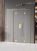 Картинка анонса товара «душевой уголок new trendy avexa gold shine r 100x80x200 exk-2137 золото»