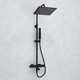 Душевая система WasserKRAFT A299.162.218.BM Thermo с термостатом черный Душевая система WasserKRAFT A299.162.218.BM Thermo с термостатом черный