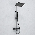 Душевая система WasserKRAFT A299.162.218.BM Thermo с термостатом черный Душевая система WasserKRAFT A299.162.218.BM Thermo с термостатом черный