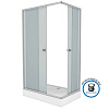 Картинка анонса товара «душевой уголок niagara eco ng-012-14q (1200х800х1950) низкий поддон (13см) стекло матовое _0121422q»