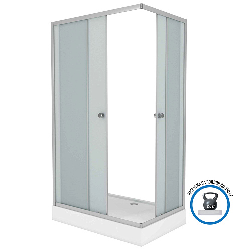 Душевой уголок Niagara Eco NG-012-14Q (1200х800х1950) низкий поддон (13см) стекло матовое _0121422Q Душевой уголок Niagara Eco NG-012-14Q (1200х800х1950) низкий поддон (13см) стекло матовое _0121422Q