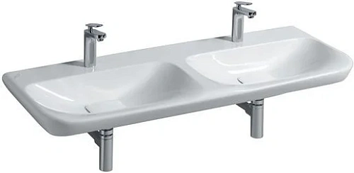 Раковина Geberit myDay 130x48 135430 двойная подвесная 135430000 Раковина Geberit myDay 130x48 135430 двойная подвесная 135430000