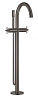 Картинка анонса товара «смеситель для ванны grohe atrio new, темный графит (25044al3) внешняя часть свободностоящего смесите»