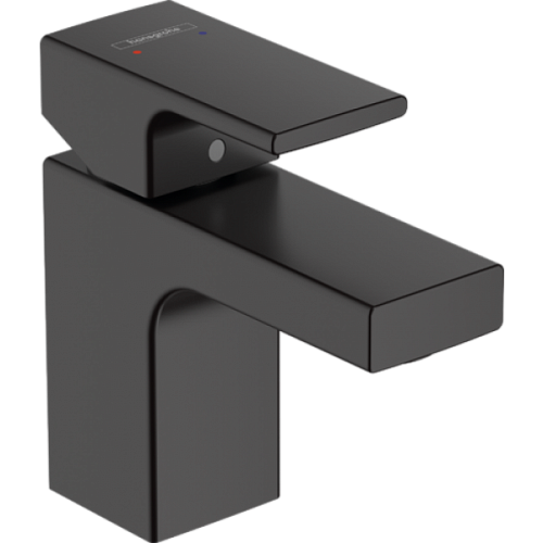 Смеситель для раковины Hansgrohe Vernis Shape 70, без сливного набора 71567670, матовый черный Смеситель для раковины Hansgrohe Vernis Shape 70, без сливного набора 71567670, матовый черный