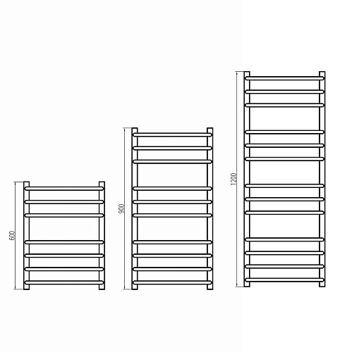 Полотенцесушитель электрический Grota EcoForte 48 x 180 см крашеный белый EcoForte 480*1800-e-w Полотенцесушитель электрический Grota EcoForte 48 x 180 см крашеный белый EcoForte 480*1800-e-w