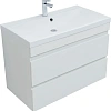 Тумба под раковину Aquanet Нота New 90 белый глянец 00335419 подвесная Тумба под раковину Aquanet Нота New 90 белый глянец 00335419 подвесная