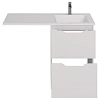 Тумба под раковину DREJA Bona, 60 см, напольная, 2 ящика, белый глянец 99.0451 Тумба под раковину DREJA Bona, 60 см, напольная, 2 ящика, белый глянец 99.0451