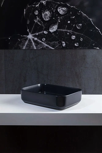 Раковина Allen Brau Fantasy 50 4.11021.31 черный матовый Раковина Allen Brau Fantasy 50 4.11021.31 черный матовый