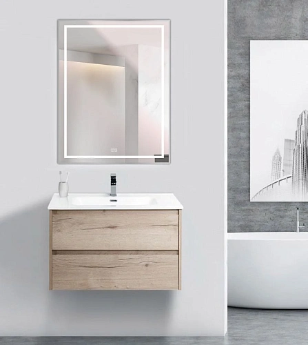 Зеркало BelBagno SPC-KRAFT-700-900-LED-TCH-WARM 700x32x900 мм с подсветкой сенсорным выключателем и подогревом Зеркало BelBagno SPC-KRAFT-700-900-LED-TCH-WARM 700x32x900 мм с подсветкой сенсорным выключателем и подогревом