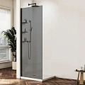 Душевая перегородка Vincea Walk-In VSW-1HWS800CGB 800x2000 черный матовый, стекло тонированное Душевая перегородка Vincea Walk-In VSW-1HWS800CGB 800x2000 черный матовый, стекло тонированное