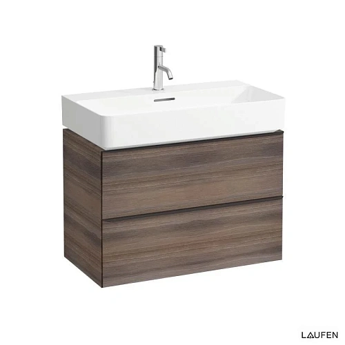 Тумба под раковину Laufen Space 1018.2 (4.1018.2.160.103.1, 740х410х520 мм), темный вяз Тумба под раковину Laufen Space 1018.2 (4.1018.2.160.103.1, 740х410х520 мм), темный вяз