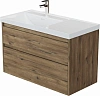 Картинка анонса товара «тумба под раковину aquanet nova lite 2.0 90 00346318 дуб рустикальный, левая»