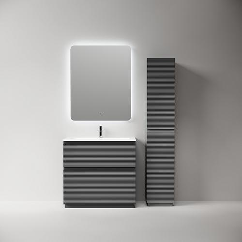 Тумба под раковину SANCOS Folk Floor FL80FGS 790х445х850 Grey soft, напольная Тумба под раковину SANCOS Folk Floor FL80FGS 790х445х850 Grey soft, напольная