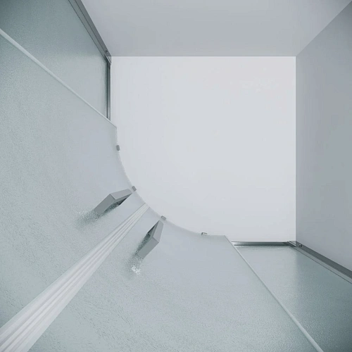 Душевой уголок GROSSMAN Cosmo 301.K33.02.9090.10.02 (90x90x195) полукруг,раздвижная,хром,стекло шиншилла Душевой уголок GROSSMAN Cosmo 301.K33.02.9090.10.02 (90x90x195) полукруг,раздвижная,хром,стекло шиншилла