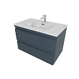 Тумба с раковиной Aquatek ВЕГА 80см AQ77080-MG серый матовый, подвесная Тумба с раковиной Aquatek ВЕГА 80см AQ77080-MG серый матовый, подвесная