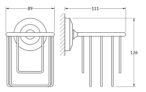 Держатель освежителя воздуха FBS Standard STA 051 Держатель освежителя воздуха FBS Standard STA 051