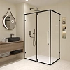 Душевой уголок RGW CL-046B 1000x800 мм 350904608-14 черный Easy Clean