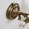 Полотенцедержатель ART&MAX BAROCCO CRYSTAL AM-2057P-Br-C с мыльницей, бронза Полотенцедержатель ART&MAX BAROCCO CRYSTAL AM-2057P-Br-C с мыльницей, бронза