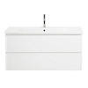 Картинка анонса товара «тумба под раковину belbagno albano-cer-1050-2c-so-bl подвесная 1020x440 bianco lucido»