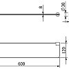 Полка Kludi VELA R 5897353 белый матовый Полка Kludi VELA R 5897353 белый матовый