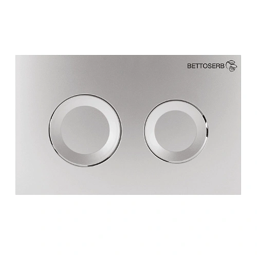 Клавиша смыва BETTOSERB COOL 40006468 хром матовый Клавиша смыва BETTOSERB COOL 40006468 хром матовый