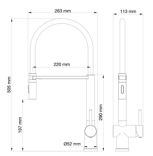 Смеситель для кухни Wonzon & Woghand с гибким изливом, брашированное золото (WW-88438003-BG) Смеситель для кухни Wonzon & Woghand с гибким изливом, брашированное золото (WW-88438003-BG)