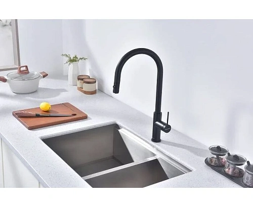 Смеситель для кухни Paulmark Galant антрацит Ga213077-AN Смеситель для кухни Paulmark Galant антрацит Ga213077-AN