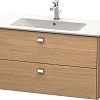 Тумба под раковину Duravit Brioso BR410301052 подвесная 102 см Европейский дуб Тумба под раковину Duravit Brioso BR410301052 подвесная 102 см Европейский дуб