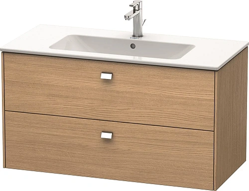 Тумба под раковину Duravit Brioso BR410301052 подвесная 102 см Европейский дуб Тумба под раковину Duravit Brioso BR410301052 подвесная 102 см Европейский дуб