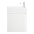Детальная картинка товара «тумба под раковину belbagno kraft mini-500/260-1a-so-bo-l bianco opaco подвесная 450x250»