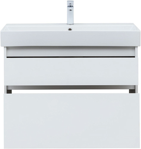 Тумба под раковину Aquanet Nova Lite 85 белый глянец, 2 ящика 00249936 Тумба под раковину Aquanet Nova Lite 85 белый глянец, 2 ящика 00249936