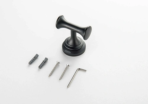 Крючок Aquatek КЛАССИК AQ4502MB черный матовый Крючок Aquatek КЛАССИК AQ4502MB черный матовый