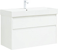 Тумба под раковину Aquanet Nova Lite 100 (SLIM SYNERGY) белый, 2 ящика 00249940 Тумба под раковину Aquanet Nova Lite 100 (SLIM SYNERGY) белый, 2 ящика 00249940