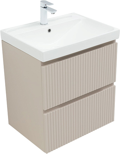 Тумба под раковину Aquanet Джейн Flat 60 00343975 бежевый Тумба под раковину Aquanet Джейн Flat 60 00343975 бежевый