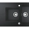 Кухонная мойка GROHE K400 с 1,5 чашей, черный гранит (31643AP0) Кухонная мойка GROHE K400 с 1,5 чашей, черный гранит (31643AP0)